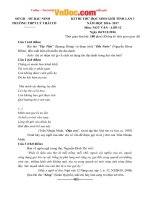 Đề thi thử học sinh giỏi cấp tỉnh môn Ngữ văn lớp 12 trường THPT Lý Thái Tổ, Bắc Ninh năm học 2016 - 2017 (Lần 1)