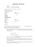 Hợp đồng thi công cọc