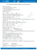 Đề cương ôn tập Chương V môn Hóa học 8 năm 2018 - 2019