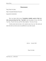 Probabilistic reliability analysis of red river dike system protecting giao thuy   nam dinh master thesis major sustainble hydraulic structures coastal engineering and management code 62 58 02 0 