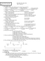 đề kiểm tra học kì ii đề kiểm tra học kì ii môn hóa học 8 i trắc nghiệm 6đ 1 trong các chất dưới đâychất làm quỳ tím chuyển sang màu đỏ là a h2o b dung dịch naoh c dung dich h2so4 d dung dị