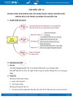 Đặc sắc nghệ thuật trong Những đứa con trong gia đình