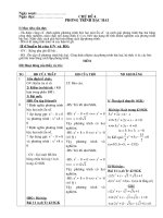 Giao an Tu chon Toan 9 chu de 4