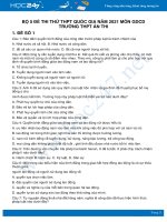 Bộ 5 đề thi thử THPT QG năm 2021 môn GDCD Trường THPT Ân Thi