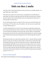 Sinh con theo y muon