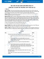 Bộ 5 đề thi chọn HSG môn GDCD 10 có đáp án năm 2021 Trường THPT Ngô Gia Tự