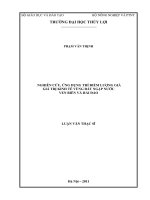 Nghiên cứu, ứng dụng thí điểm lượng giá giá trị kinh tế vùng đất ngập nước ven biển và hải đảo  
