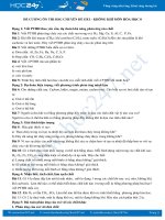 Đề cương ôn thi HSG Chuyên đề Oxi - Không khí môn Hóa học 8 năm 2019-2020