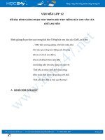 Bình giảng đoạn thơ trong bài thơ Tiếng hát con tàu của Chế Lan Viên