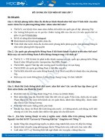 Đề cương ôn thi học kì I môn Lịch sử 7 năm học 2017-2018