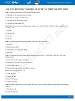 Câu hỏi trắc nghiệm ôn tập về Thời nguyên thủy ở nước ta có đáp án môn Lịch sử 6