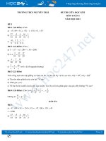Bộ 5 đề thi giữa HK2 môn Toán 6 năm 2021 Trường THCS Nguyễn Trãi