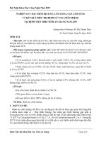 Nghiên cứu đặc điểm dịch tễ, lâm sàng, cận lâm sàng và kết quả điều trị bệnh lý tay chân miệng tại Bệnh viện ĐKKV tỉnh An Giang năm 2019