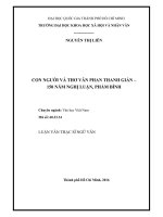 Con người và thơ văn phan thanh giản   150 năm nghị luận, phẩm bình     