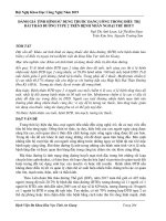 Đánh giá tình hình sử dụng thuốc dạng uống trong điều trị đái tháo đường type 2 trên bệnh nhân ngoại trú BHYT