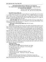 Tình hình nhiễm khuẩn hô hấp cấp ở trẻ em từ 2 tháng đến 5 tuổi tại khoa Nhi BVĐKKV tỉnh An Giang từ 01/04/2015 đến 30/09/2015