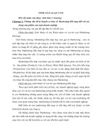 Marketing hỗn hợp cho sản phẩm cửa gỗ của công ty cổ phần cửa sổ nhựa châu âu eurowindown (tt) 