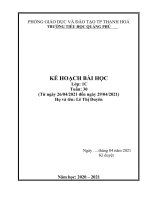 GIÁO án lớp 1 TUẦN 30 năm học 2021   2022