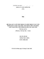 tiểu luận quy luật phủ định của phủ định