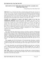 Biến chứng ở mắt trên bệnh nhân đái đường tại khoa Mắt Bệnh viện Nhật Tân