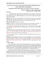 Đánh giá tình trạng dinh dưỡng bệnh nhân bệnh thận mạn chạy thận nhân tạo định kỳ tại Bệnh viện Đa khoa khu vực tỉnh An Giang năm 2020