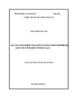 (Luận văn thạc sĩ file word) Quản lý nhà nước về xây dựng nông thôn mới trên địa bàn huyện Ba Bể, tỉnh Bắc Kạn