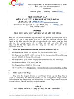 Qui chế kiểm soát hợp đồng