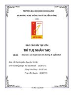 Báo cáo trí tuệ nhân tạo