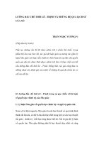 Đề tài triết học " LƯỠNG ĐẦU CHẾ THỜI LÊ - TRỊNH VÀ NHỮNG HỆ QUẢ LỊCH SỬ CỦA NÓ "