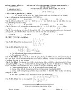 Đề thi thử vào lớp 10 môn Toán năm 2020 có đáp án - Phòng GD&ĐT Yên Lạc (Lần 3)