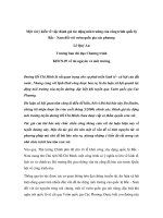 Một vài ý kiến về việc đánh giá tác động môi trường của công trình quốc lộ bắc   nam đối với vườn quốc gia cúc phương  