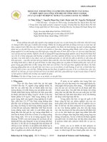 Khảo sát ảnh hưởng của phương pháp phân tán xơ da và điều kiện gia công tới một số tính chất cơ học của vật liệu tổ hợp từ xơ da và latex cao su tự nhiên