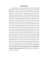 Hoàn thiện kế toán chi phí doanh thu và kết quả kinh doanh tại các doanh nghiệp phân phối giấy tiêu dùng trên địa bàn hà nội (tt) 