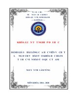 đánh giá sự hài lòng của học viên về chất lượng dịch vụ đào tạo khóa học ielts tại học viện đào tạo quốc tế ani 