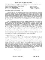 Những đóng góp mới của luận án: Nâng cao chất lượng đào tạo trình độ đại học thông qua hợp tác giữa các trường đại học khối kinh tê và doanh nghiệp trên địa bàn Hà Nội