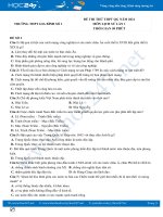 Bộ 5 đề thi thử THPT QG môn Lịch Sử năm 2021 có đáp án Trường THPT Gia Bình Số 1