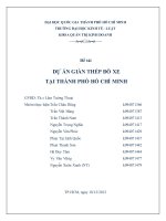 Tiểu luận: Dự án giàn thép đỗ xe tại thành phố Hồ Chí Minh