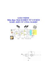 MACH DIEN TU CO BAN NGHỀ ĐTCN