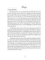 LUẬN văn THẠC sĩ CÔNG NGHỆ SINH học (FULL) đánh giá sự đa dạng di truyền của một số giống đậu tương (glycine max merril) địa phương 