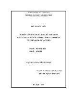 Nghiên cứu, ứng dụng rơle kỹ thuật số bảo vệ trạm biến áp 110 