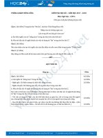 Đề thi HK 1 môn Ngữ văn lớp 6 năm 2017 Phòng GD&ĐT Huyện Nông Cống