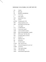 LUẬN văn THẠC sĩ CÔNG NGHỆ SINH học (FULL) xác định trình tự gen e6 và l1 của HPV và gen EBNA 1 của EBV để ứng dụng trong chuẩn đoán ung thư cổ tử cung và vòm mũi họng 