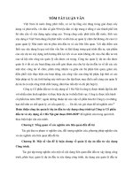 Nâng cao chất lượng thẩm định tài chính dự án trong hoạt động cho vay tại ngân hàng đầu tư và phát triển việt nam chi nhánh đông đô (tt) 