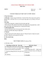 Giáo án dạy thêm ngữ văn 9 kì 2 mới 2021 (đảm bảo chất lượng)