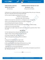 Đề thi giữa HKI môn Ngữ văn lớp 7 năm 2017- Trường THCS Phổ Văn