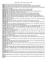 Ngân hàng câu hỏi ôn tập môn Triết Mác Lênin