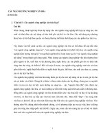 Đề cương CÁC NGÀNH CÔNG NGHIỆP VĂN HÓA