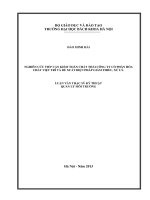 Nghiên cứu tiếp cận kiểm toán chất thải công ty cổ phần hóa chất việt trì và đề xuất biện pháp giảm thiểu, xử lý