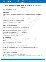 Dạng bài tập xác định nồng độ phần trăm của dung dịch môn Hóa học 8