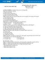 Đề kiểm tra giữa HK 1 môn Địa lí lớp 7 - THCS Phú Thọ